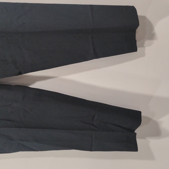 Lafayette 148 Women's Petite Irving Size 10 Black Wool Dress Pant Stretch Taper - Picture 2 of 10